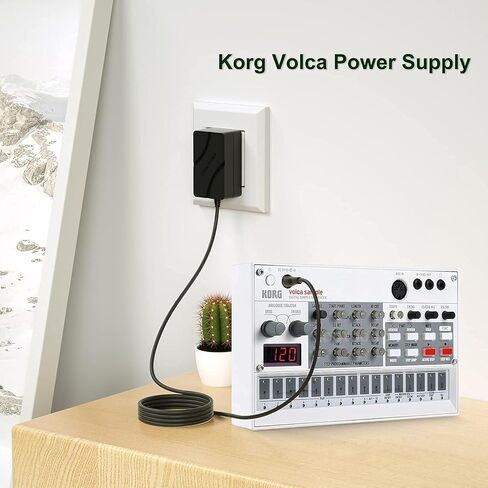مصدر طاقة 9 فولت متوافق مع Korg Volca Syth Bass Beats إيقاع FM Keys Loop Synthesizer Kick Mix Sample KA350 KROSS-61 KROSS-88 استبدل سلك طاقة Korg Volca in Saudi Arabia