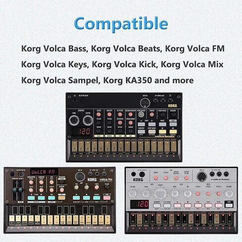 مصدر طاقة 9 فولت متوافق مع Korg Volca Syth Bass Beats إيقاع FM Keys Loop Synthesizer Kick Mix Sample KA350 KROSS-61 KROSS-88 استبدل سلك طاقة Korg Volca in Saudi Arabia