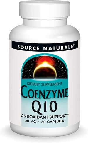 Source Natural Coenzyme Q10 Antioxidant Support 30 mg For Heart, Brain, Immunity, & Liver Support - 60 Capsules in Saudi Arabia
