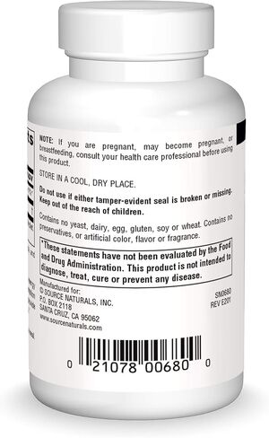 Source Natural Coenzyme Q10 Antioxidant Support 30 mg For Heart, Brain, Immunity, & Liver Support - 60 Capsules in Saudi Arabia