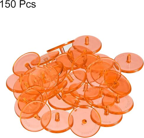 PATIKIL Golf Ball Marker, Transparent Flat Position Mark Places Marking Tool Golf Sport Accessory in Saudi Arabia