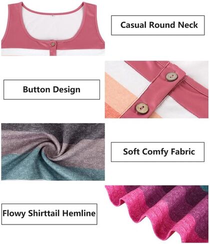 TIYOMI Plus Size Tank Tops for Women Sexy Notch V Neck Sleeveless Tunic Cami Button Flowy Shirts Summer Basic Tank XL-5XL in Saudi Arabia