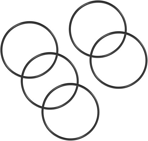 Othmro 10pcs Nitrile Rubber O-Rings, 1.5mm Wire Dia 50mm OD Metric Sealing Nitrile NBR Rubber Washers for Oil or Air Sealing, Professional Plumbing, Car Repair, Air or Gas Connections Black in Saudi Arabia
