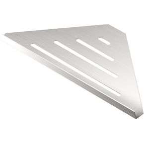 Gatco 1464 Elegant Corner Shelf, Brushed, 13"