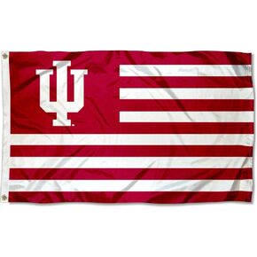 Indiana Hoosiers Stars and Stripes Nation Flag