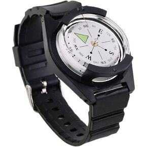 Orienteering Compass Hiking Backpacking Compass Waterproof Wrist Compass Camping Survival Compass Navigation Tool Gift for Hiking Camping Hunting Outdoor