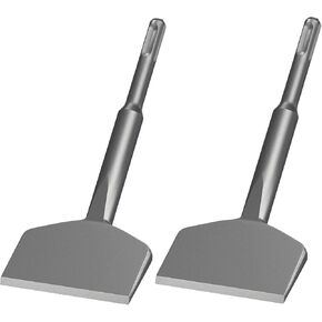 3 Inch SDS Plus Chisel, TOOVEM 3 x10 Inch Wide Cranked Angled Bent Tile Removal Chisel Bit Tool, Compatible with SDS Plus System Impact Drills and Rotary Hammers (2PCS)