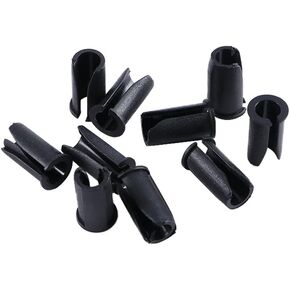 10Pcs Bike U-Clips Clamps,Black Plastic Bicycle Brake Cable Clips MTB Brake Gear Housing Fixing Holder Bike Frame Cable Buckle Bicycle Line Guide Clip