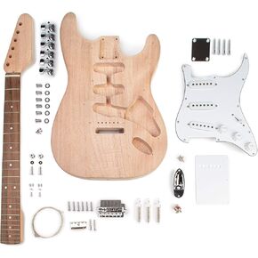 StewMac Build Your Own DIY S-Style Electric Guitar Kit (Right Handed)