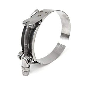 HPS Stainless Steel T-Bolt Hose Clamp Size # 40, fit 1-7/8" ID hose, Range: 2.13" - 2.44", SSTC-54-62