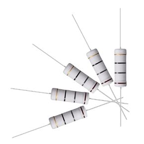 uxcell 30Pcs 18 Ohm Resistor, 5W 5% Tolerance Metal Oxide Film Resistors, Lead, Flame Proof for DIY Electronic Projects and Experiments