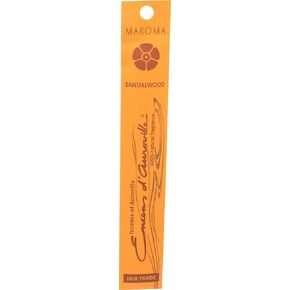 Maroma EDA Incense, Sandalwood, 10 Count