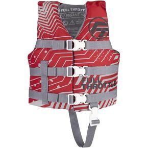 Full Throttle Child Nylon Life Jacket, 33-55lbs