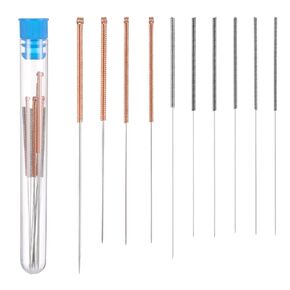 3D Printer Nozzle Cleaning Needles, 10 Sizes 3D Printer Cleaning Tools Kit Stainless Steel Nozzle Cleaning Needles 3D Printer Cleaner Accessories (Diameter 0.15/0.2/0.25/0.3/0.35/0.4/0.5/0.6/0.8/1 MM)