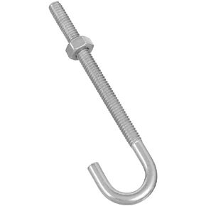 J-Bolt Znc Plt 1/4x4