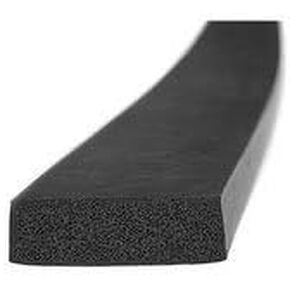 Sponge Rubber Seal Solid 0.39" Height X 1.18" Width | Universal weatherstrip Extrusion Neoprene Strip (Per Foot)