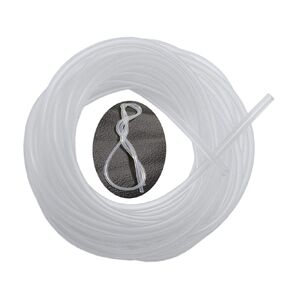 Pure Silicone Tubing,2mm ID x 4mm OD,16.4 Feet,Flexible Silicone Rubber Hose Pipe Tube Aquarium Air Pump Transfer,(2mm ID x 4mm OD,16.4 Feet)