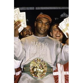 Mike Tyson holding money Photo Print (8 x 10)