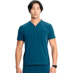 Infinity GNR8 Men Scrubs Top Partial Zip V-Neck IN702A