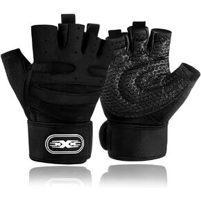 قفازات التمرين HCFGS، قفازات الصالة الرياضية للرجال والنساء، قفازات رفع الأثقال لحماية راحة اليد الكاملة، قفازات الصالة الرياضية للتدريب وركوب الدراجات واللياقة البدنية وممارسة التمارين الرياضية والتعليق والسحب in Kuwait