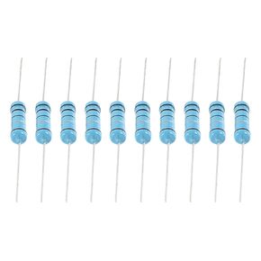 YOKIVE 15 PCS Metal Film Resistor, 2W 1% Tolerance 0.1 Ohm Resistors with Colored Ring, Axial Lead Through Hole, Good for DIY Electronic Projects