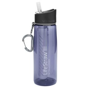 LifeStraw Go Water Filter Bottle, 22oz, Navy Blue