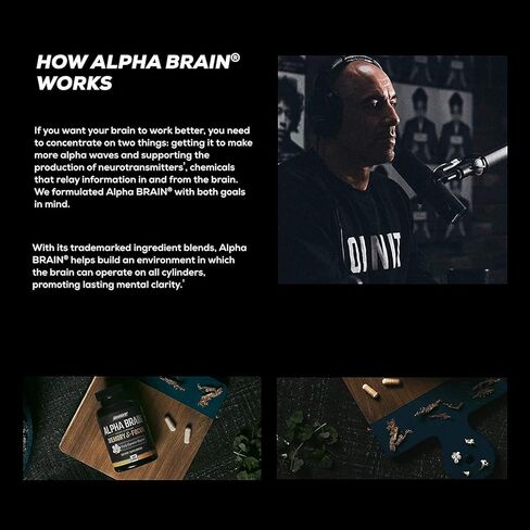 ONNIT Alpha Brain Premium Nootropic Brain Supplement - Caffeine-Free Focus Capsules for Concentration, Brain Booster & Memory Support - Cat's Claw, Bacopa, Oat Straw (30ct 2-pack) in Kuwait