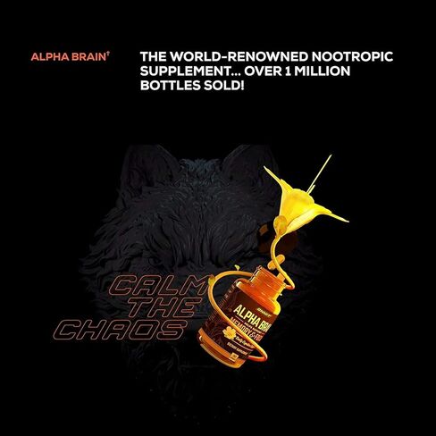 ONNIT Alpha Brain Premium Nootropic Brain Supplement - Caffeine-Free Focus Capsules for Concentration, Brain Booster & Memory Support - Cat's Claw, Bacopa, Oat Straw (30ct 2-pack) in Kuwait