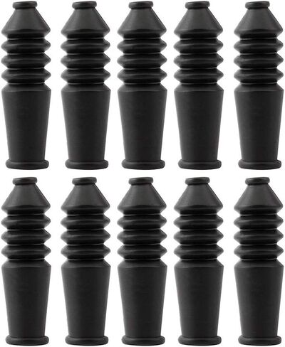 GANAZONO 10pcs Mountain Bike V Brake Cable Rubber Boot Protective Cover Rubber Gaiter V-Brake Cable Noodle Boot Dust Cover for Bicycle in Saudi Arabia