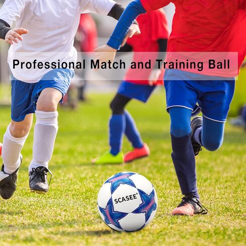 Soccer Ball Holographic Size 5 & Size 4 & Size 3 Glow in The Dark Soccer Balls with Pump and Net Ball- Gifts for Kids,Men,Adults in Saudi Arabia