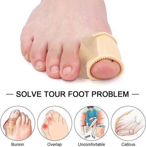 Fabric Toe Separators for Hammer Toes, Correct Crooked Toes, Big Toe Alignment, Bunion Corrector and Bunion Relief 6 Pieces in Saudi Arabia