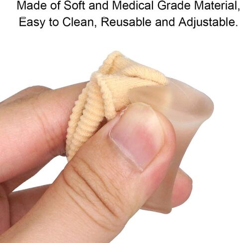 Fabric Toe Separators for Hammer Toes, Correct Crooked Toes, Big Toe Alignment, Bunion Corrector and Bunion Relief 6 Pieces in Saudi Arabia