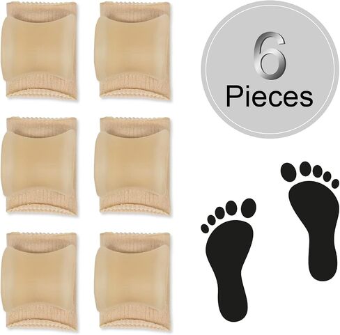 Fabric Toe Separators for Hammer Toes, Correct Crooked Toes, Big Toe Alignment, Bunion Corrector and Bunion Relief 6 Pieces in Saudi Arabia