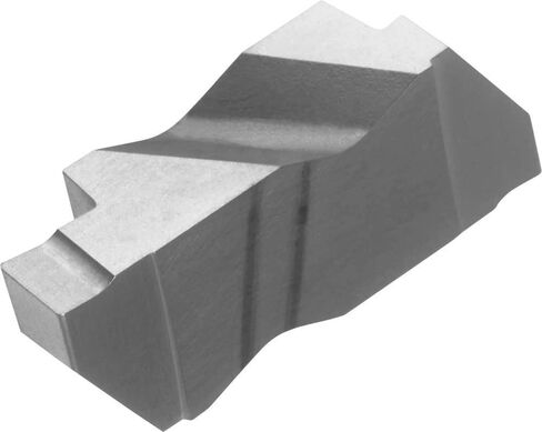 KYOCERA KCGP3122L TC40 Cera-Notch Grooving Insert, KCGP, TC40 Grade, Cermet, TiC/TiN, 0.008" Corner Radius, Left Hand, 2 Cutting Edges, 0.122" Groove Width in Saudi Arabia