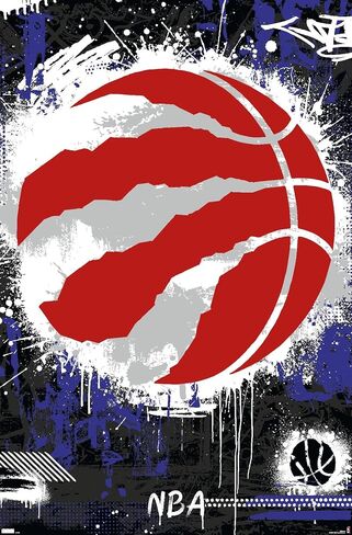 Trends International NBA Toronto Raptors - ملصق حائط بشعار الحد الأقصى 23 in Saudi Arabia