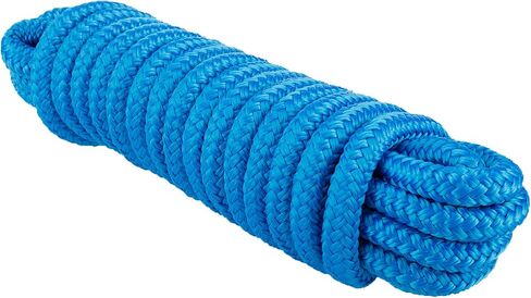 خطوط قفص الاتهام مصنوعة من النايلون المضفر المزدوج من Amarine بقوة 7700 رطل (الطول: 25 قدمًا العمق: 5/8 بوصة العيينة: 15 بوصة) خطوط إرساء حبل القوارب البحرية حد حمل العمل: 1540 رطلًا in Saudi Arabia