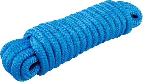 خطوط قفص الاتهام مصنوعة من النايلون المضفر المزدوج من Amarine بقوة 7700 رطل (الطول: 25 قدمًا العمق: 5/8 بوصة العيينة: 15 بوصة) خطوط إرساء حبل القوارب البحرية حد حمل العمل: 1540 رطلًا in Saudi Arabia