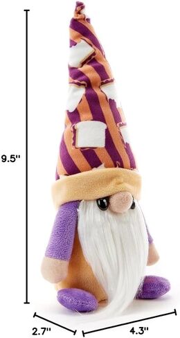 عناق يشعر بالحب - زبدة الفول السوداني وجنوم - جيلي، ديكور جنوم فخم، زخرفة جنوم سويدية تومتي، تمثال هدية جنوم بال الجيب، دمية قطيفة مقاس 9 بوصة in Kuwait