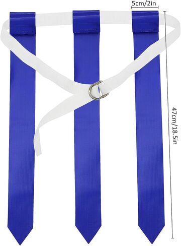 Flag Football Belt Adjustable Strong Buckle Belt for Players Training Competition D1-GLQXLYDQ in Saudi Arabia