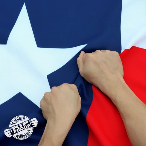 Anley Rip-Proof Technology Double Sided 3-Ply Texas State Flag 3x5 Foot - Vivid Color, Canvas Header and Wrinkle Resistant - The Strongest, Longest Lasting Lone Star Flags 3 X 5 Ft in Saudi Arabia
