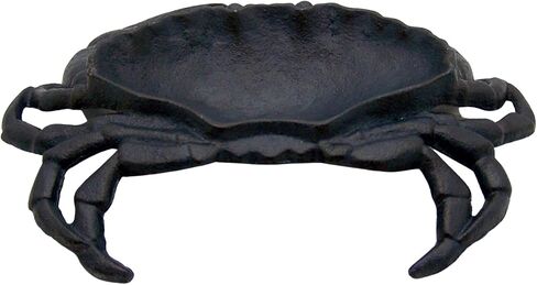 Navy Cast Iron Crab Dish, Nautical Décor, Trinket or Jewelry Holder, 8.25 Inches in Saudi Arabia