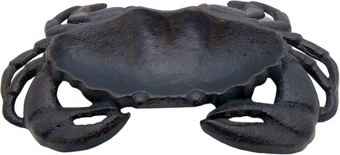 Navy Cast Iron Crab Dish, Nautical Décor, Trinket or Jewelry Holder, 8.25 Inches in Saudi Arabia