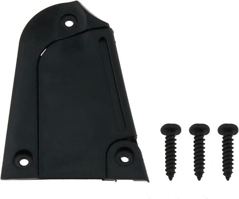 Truss Rod Cover E-outstanding 3 Holes Black Detachable Plastic Guitar Truss Rod Plate with Screws Guitar Bass Parts in Saudi Arabia