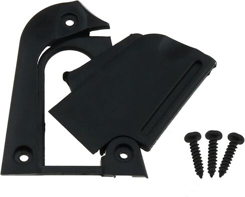 Truss Rod Cover E-outstanding 3 Holes Black Detachable Plastic Guitar Truss Rod Plate with Screws Guitar Bass Parts in Saudi Arabia