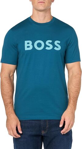 BOSS Men's Big Logo Cotton Jersey T Shirt in Saudi Arabia