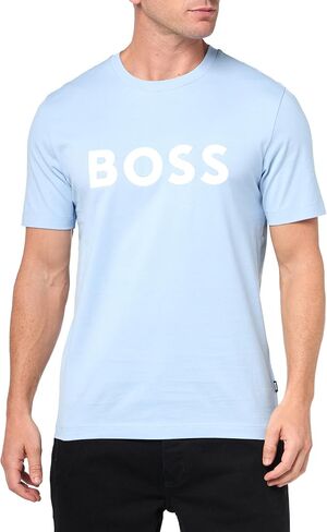 BOSS Men's Big Logo Cotton Jersey T Shirt in Saudi Arabia