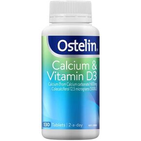Vitamin D Calcium (Ostelin Calcium & Vitamin D3 130 Tablets)