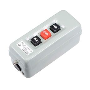 uxcell Self Locking Forward Stop Reverse Pushbutton Push Button Station 15A 2.2KW