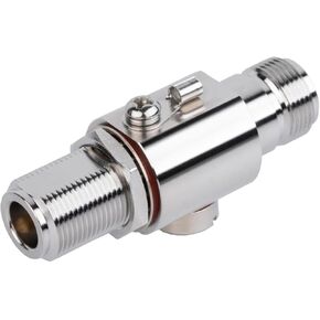 Lightning Arrestor N Type Female to Female Frequency 0-6 GHz 50 ohm, 90V Gas Discharge Tube,Lightning Protection Arrestor