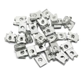 50pcs #10 Spring Steel Speed Fastener U Nut Clip U Speed Nut